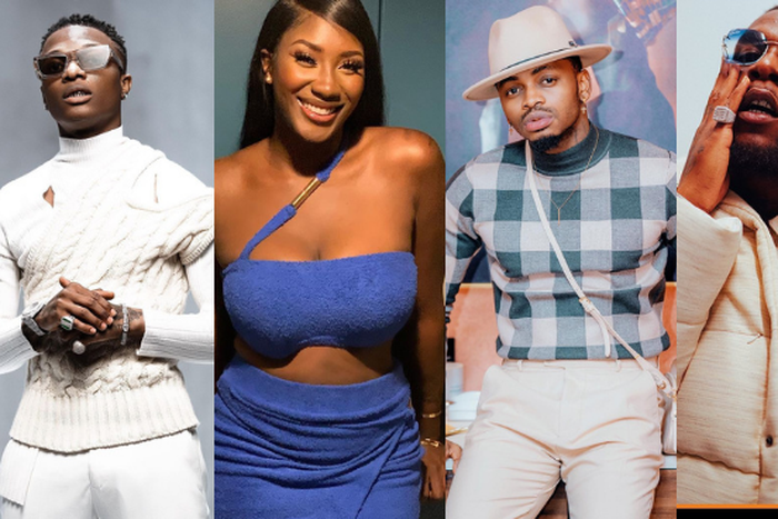 Aya Nakamura (France), Diamond Platnumz, Wizkid and Burna Boy