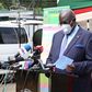 Education CS George Magoha when he announced results for the 2020 KCSE examination
