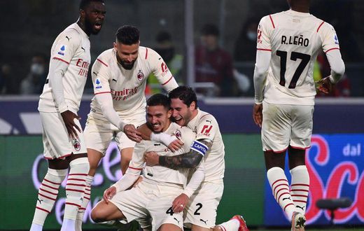 Ismael Bennacer struck the crucial third goal for AC Milan