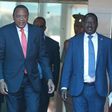 President Uhuru Kenyatta and Orange Democratic Movement (ODM) party leader Raila Odinga