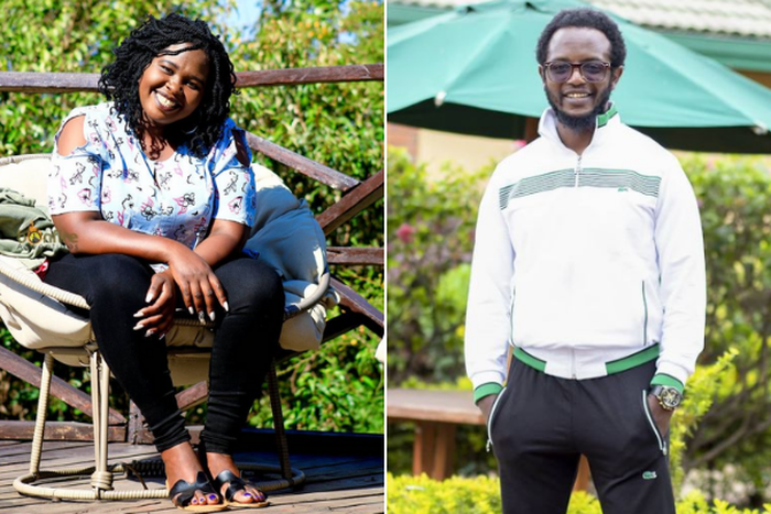 Comedians Jemutai and Prof Hamo