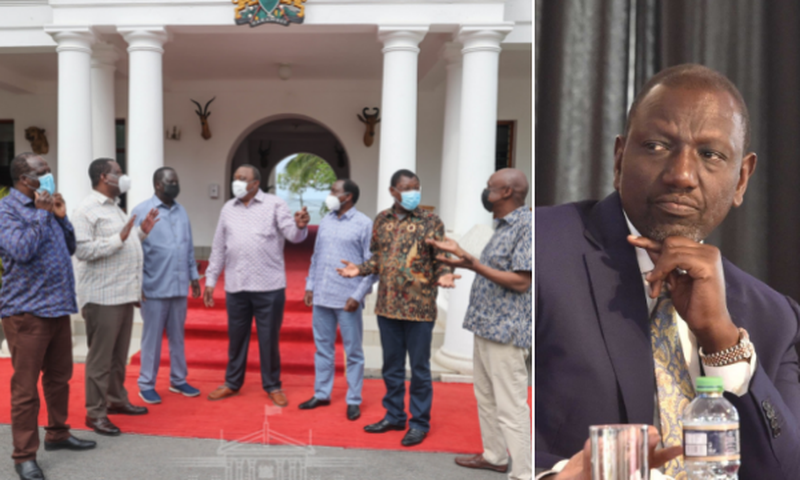 Deputy President William Ruto breaks silence on Uhuru's meeting with former NASA leaders