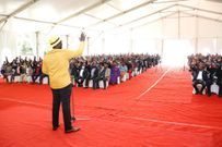 Deputy President William Ruto addressing Gusii leaders at his Karen residence