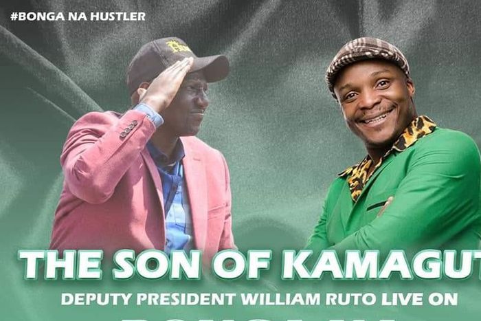 Poster on comedian Jalango's interview