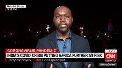 CNN correspondent Larry Madowo during his maiden appearance