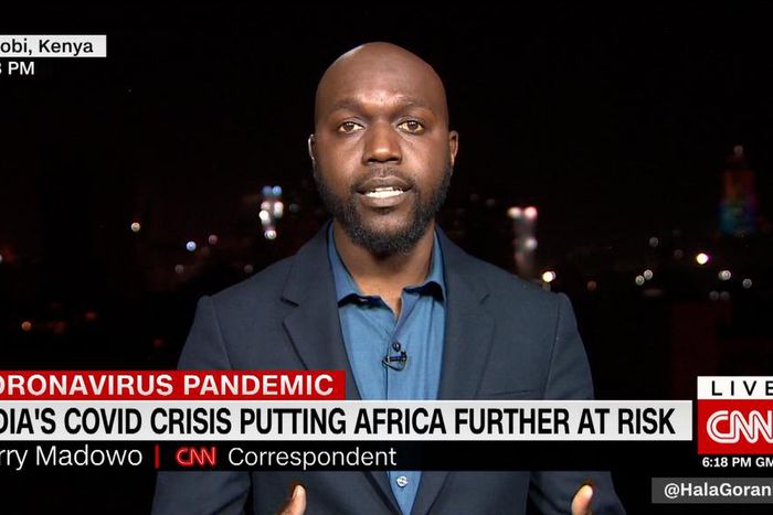 CNN correspondent Larry Madowo during his maiden appearance