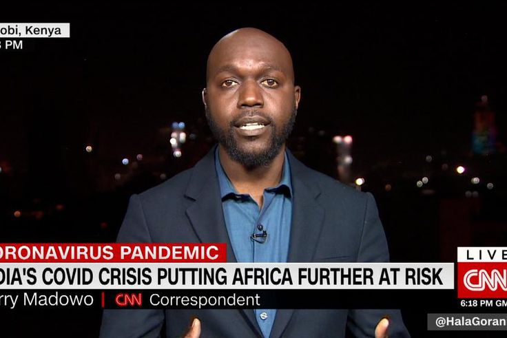 CNN correspondent Larry Madowo during his maiden appearance