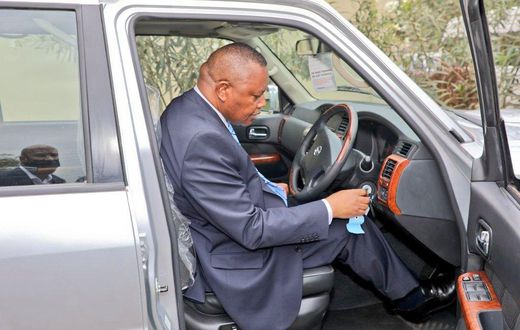 DCI George Kinoti received six motor vehicles from the US embassy to enhance the mobility of detectives during security operations