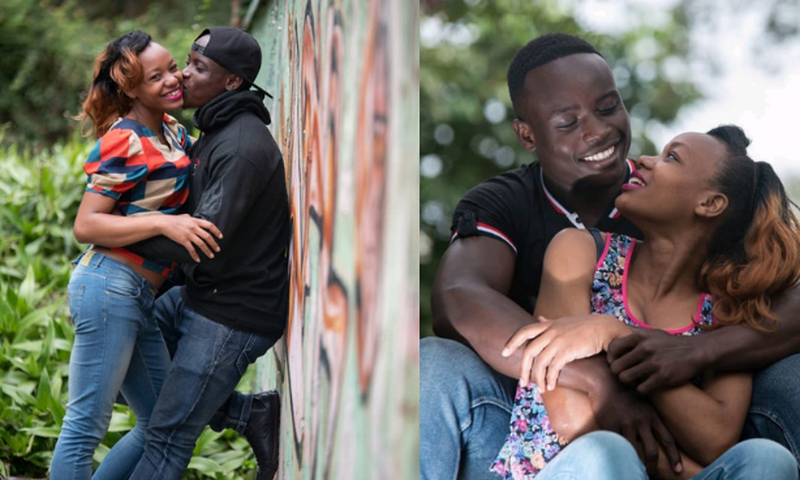 Ferdinand Omanyala and his girlfriend Lavesh