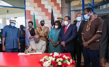 Raila Receives Uhuru's Madaraka Day Chief Guest in Kisumu