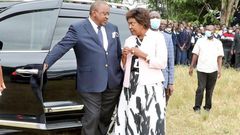 President Uhuru Kenyatta with Kitui Governor Charity Ngilu