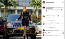 Rick Ross and Hamisa Mobetto. Rapper Rick Ross raises eyebrows with Comments on Hamisa Mobetto’s Photos (Screenshots)