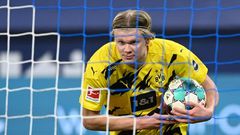 Dortmund forward Haaland is one of the hottest properties in world football