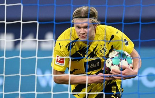 Dortmund forward Haaland is one of the hottest properties in world football