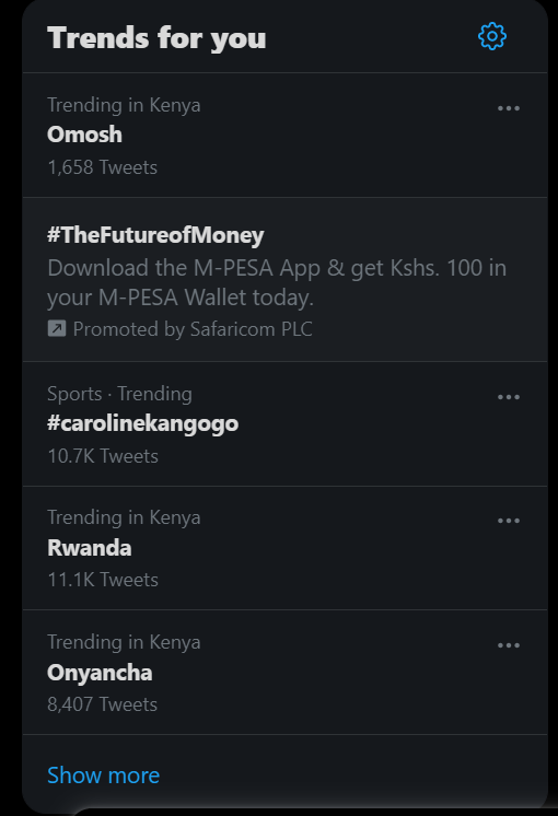 Omosh takes over Twitter trends after being featured in DJ Shiti’s Comedy skit