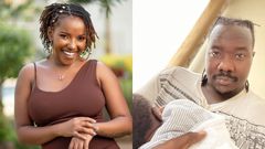Willis Raburu and Ivy Namu reveal son’s face for the first time (Photo)