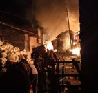 Early morning fire razes down Gikomba Market [Photos]