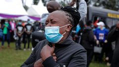 Benson Njiru and Emmanuel Mutura's mother mother overwhelmed by the pain of a parent burying her children.