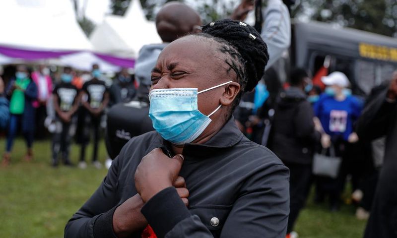 Benson Njiru and Emmanuel Mutura's mother mother overwhelmed by the pain of a parent burying her children.