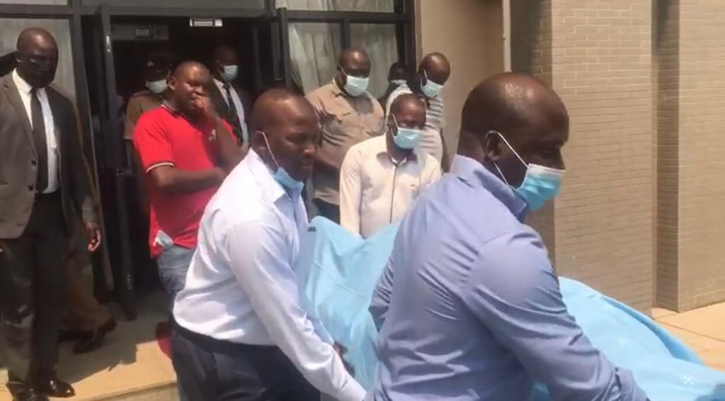 The body of the former second deputy speaker of parliament Clement Chiwaya was taken to Kamuzu Central Hospital mortuary