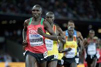LONDON, ENGLAND - AUGUST 04: Geoffrey Kipsang Kamworor of Kenya competes in the Men's 10,000m Final during day one of the 16th IAAF World Athletics Championships London 2017 at The London Stadium on August 4, 2017 in London, United Kingdom. (Photo by Andy Lyons/Getty Images for IAAF)