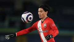 Southampton's Japanese forward Takumi Minamino