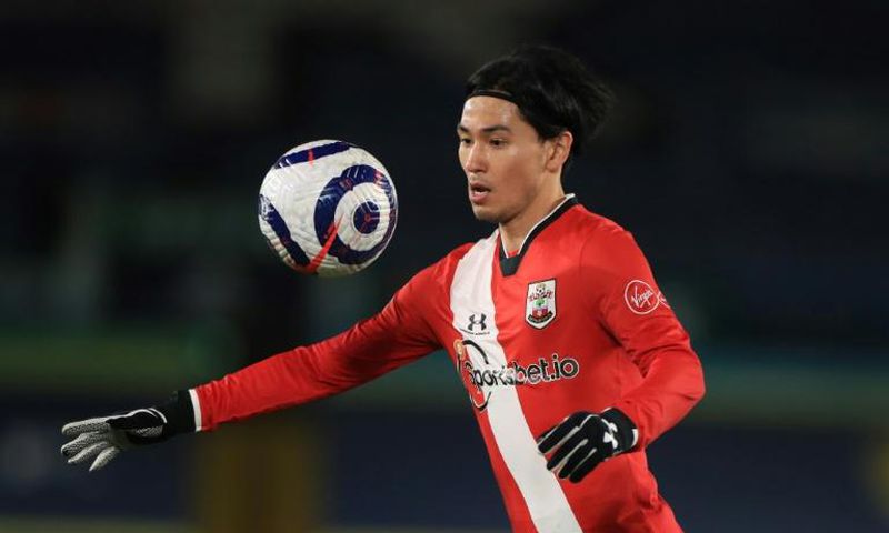 Southampton's Japanese forward Takumi Minamino