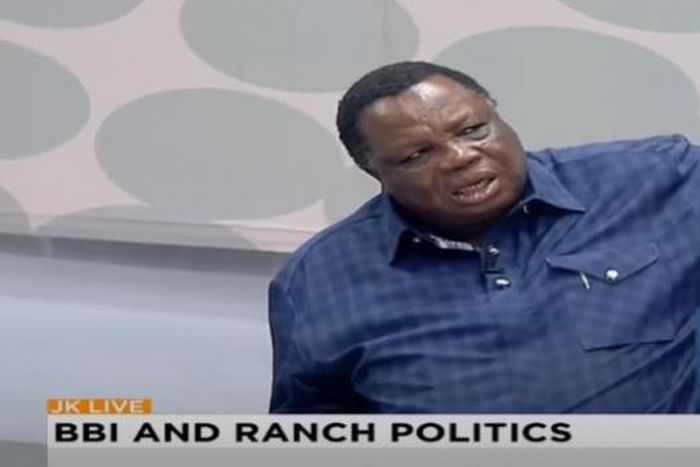 COTU Secretary General Francis Atwoli during an interview with Jeff Koinange