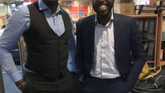 Ken Mijungu and Larry Madowo