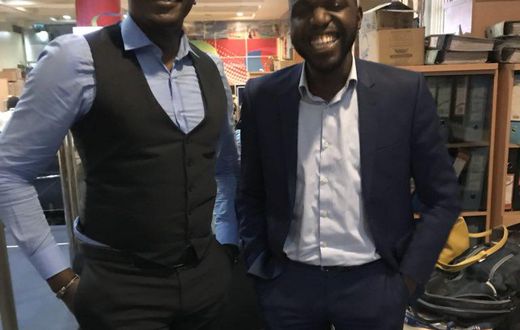 Ken Mijungu and Larry Madowo