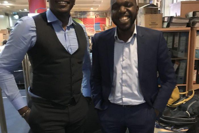 Ken Mijungu and Larry Madowo