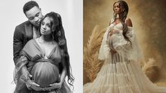 Photos from Vanessa Mdee & Rotimi’s Pregnancy announcement