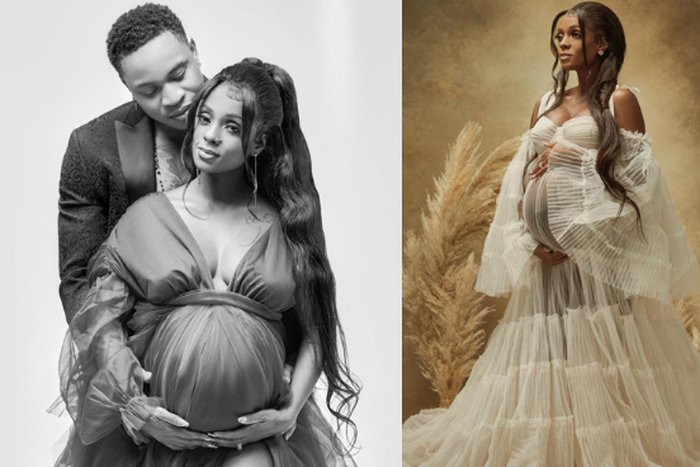 Photos from Vanessa Mdee & Rotimi’s Pregnancy announcement