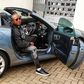 Jalang'o poses inside his Mercedes Benz SLK 200