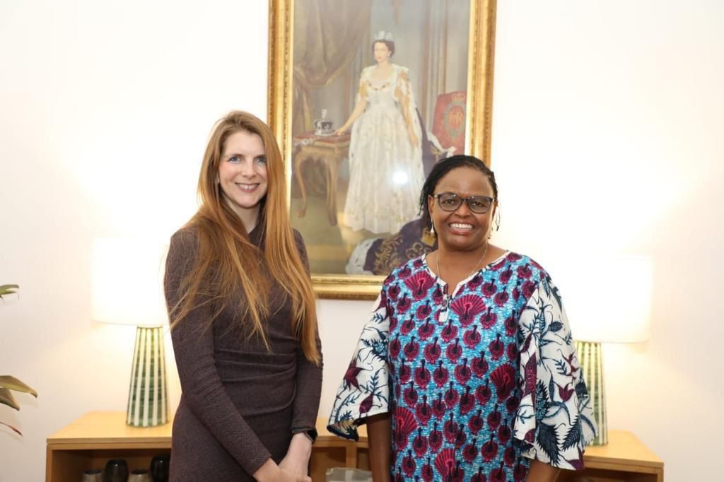 British High Commissioner Jane Marriott with Chief Justice Martha Koome