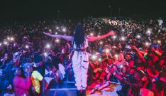 Tanzanian singer Zuchu on stage during December 11 concert in Malindi, Kenya