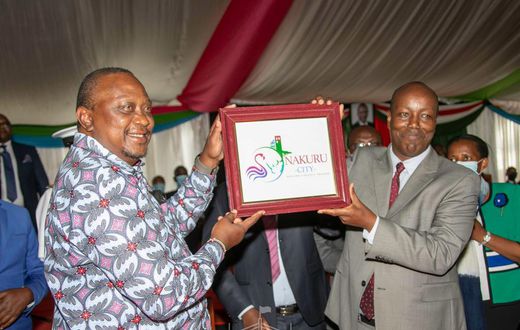 President Uhuru Kenyatta Confers City Status On Nakuru Town