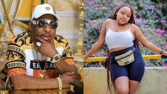 Mike Sonko and his daughter Sandra Mbuvi