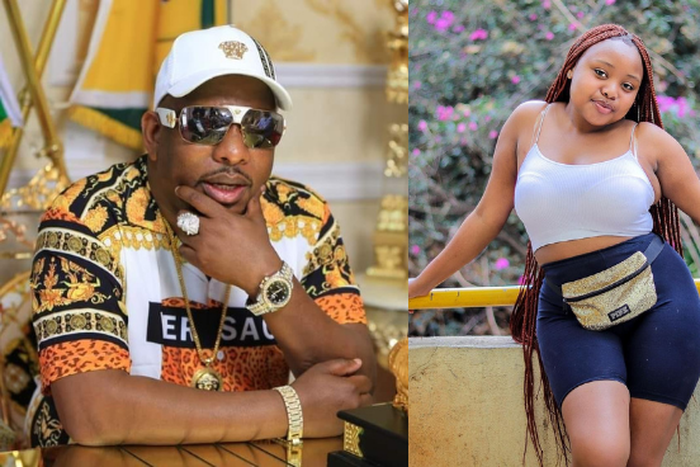 Mike Sonko and his daughter Sandra Mbuvi
