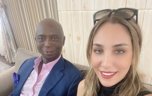 Ned Nwoko and his Moroccan wife Laila Aura [Instagram/PrinceNedNwoko]