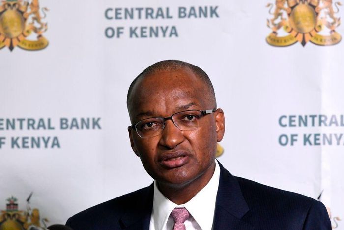 Governor of the Central Bank of Kenya, Patrick Njoroge, speaks September 26, 2018 during a press conference in Nairobi. (Photo by SIMON MAINA / AFP) (Photo by SIMON MAINA/AFP via Getty Images)