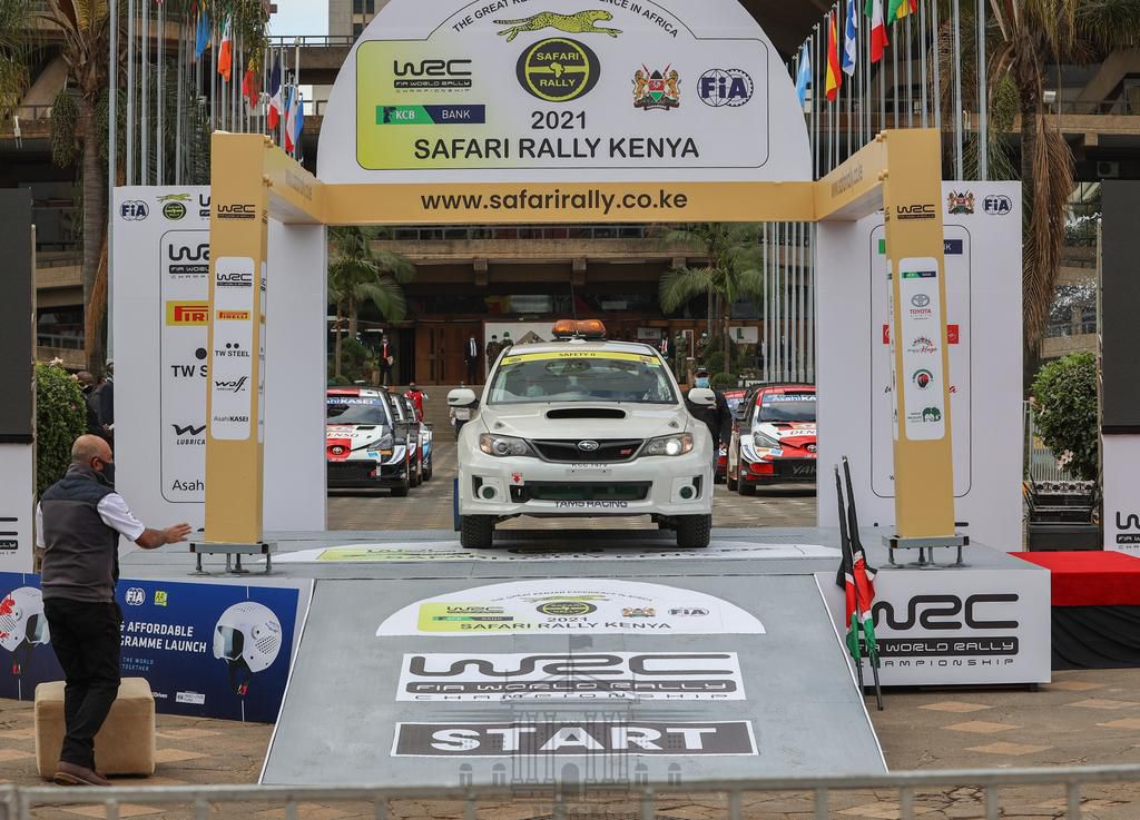 President Uhuru Kenyatta officially flags off the 2021 WRC Safari Rally