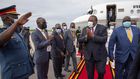 Uhuru arrives in Uganda for Museveni's Swearing in