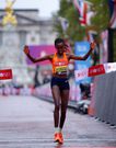 Brigid Kosgei won the last Women's London Marathon