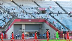 There are a few exceptions to the Olympic fan ban, including in northern Japan's Miyagi
