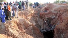 Tom Okwach, a minor in Bondo is still trapped in rubble, 22 days after collapse