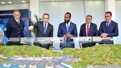 Mombasa Governor Hassan Joho during a visit to Tanger-Med Port in Morocco