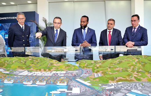 Mombasa Governor Hassan Joho during a visit to Tanger-Med Port in Morocco