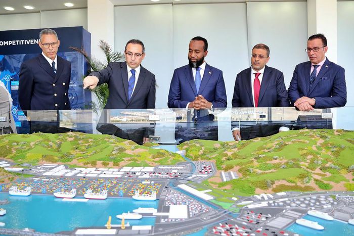 Mombasa Governor Hassan Joho during a visit to Tanger-Med Port in Morocco