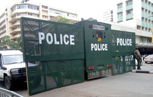 Police roadblock